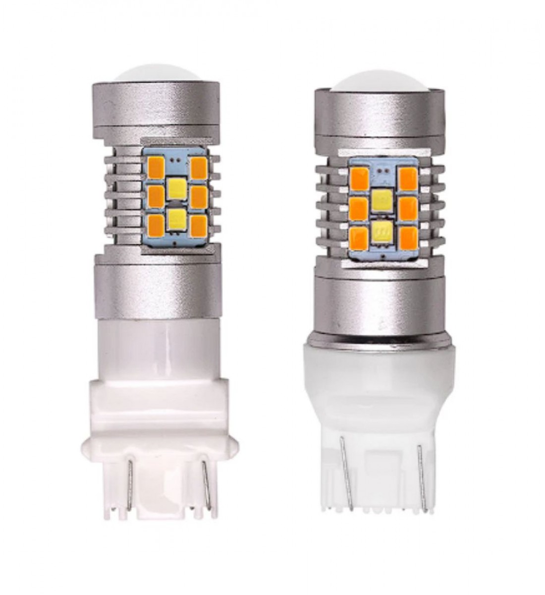 Set 2 becuri auto 7443/T20- 28 SMD