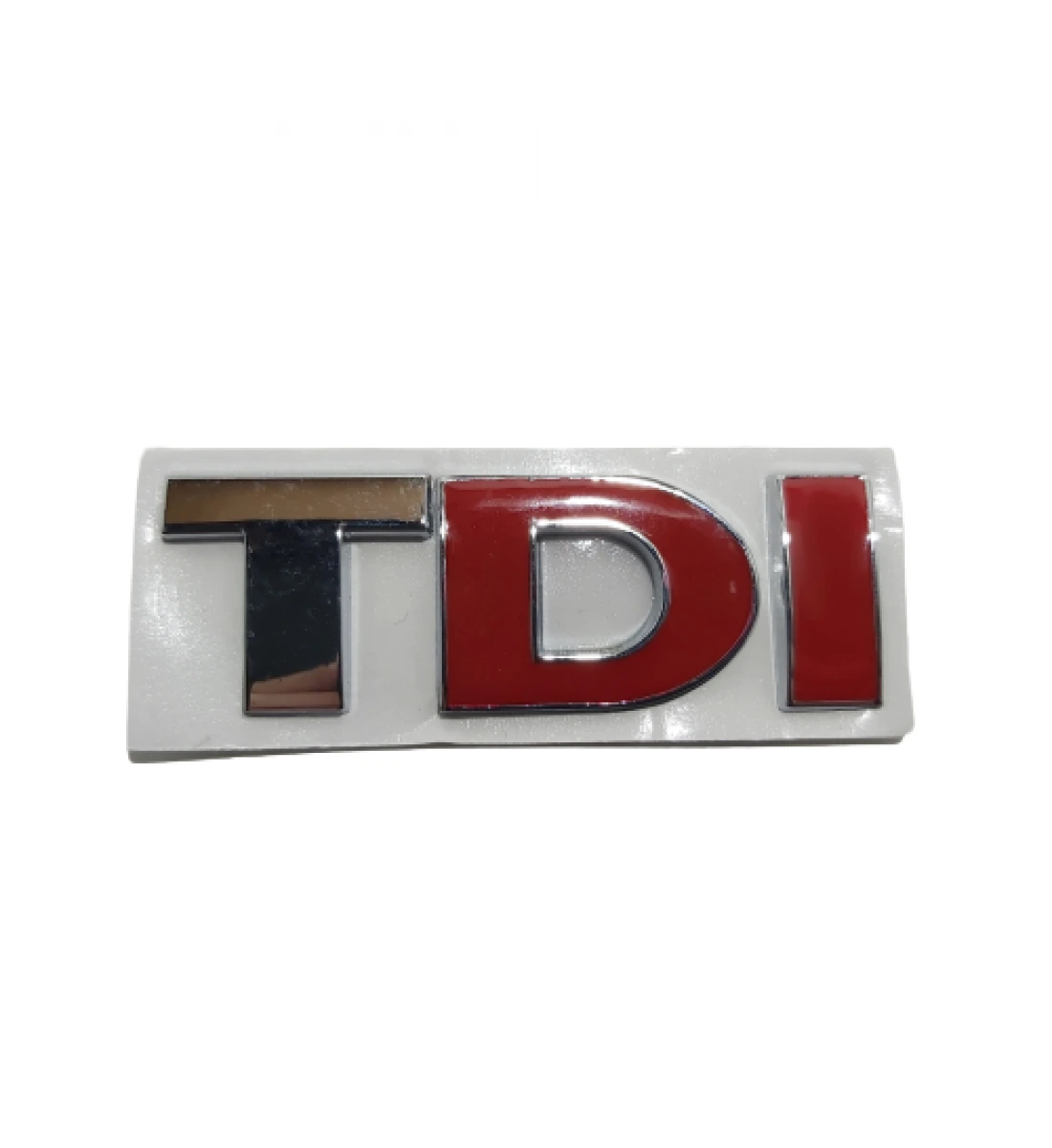 Emblema Sticker, VW TDI, cu D, I rosu