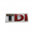Emblema Sticker, VW TDI, cu D, I rosu
