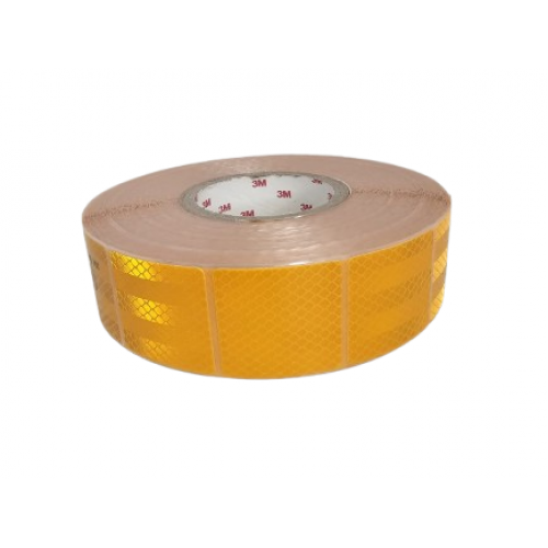 Banda reflectorizanta intrerupta galbena 3 M