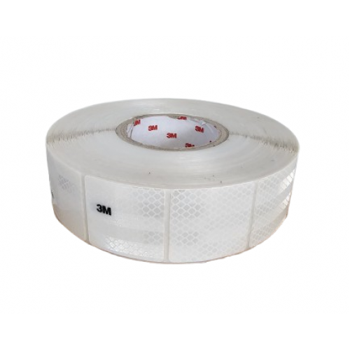 Banda reflectorizanta intrerupta argintie 3 M