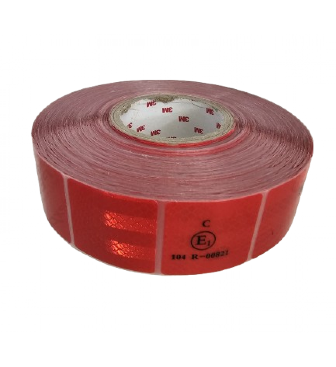 Banda reflectorizanta intrerupta rosie 3 M Banda reflectorizanta intrerupta rosie 3 M