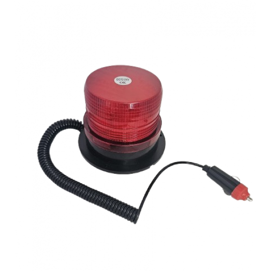 GIROFAR AUTO, LUMINĂ ROSIE, MAGNETIC, 12- 24V