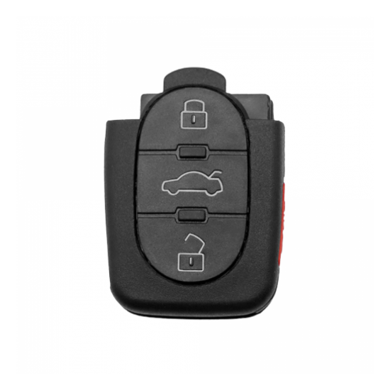 Carcasa cheie Audi 3 butoane, cu buton panica