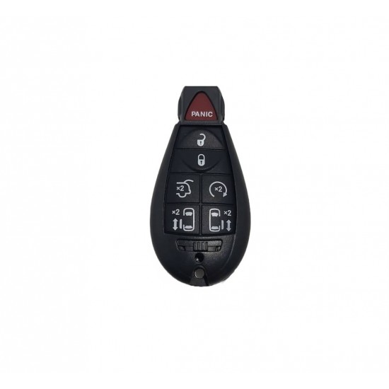 Carcasa cheie Chrysler 6 butoane +1 but de panica rosu Carcasa cheie Chrysler 6 butoane +1 but de panica rosu