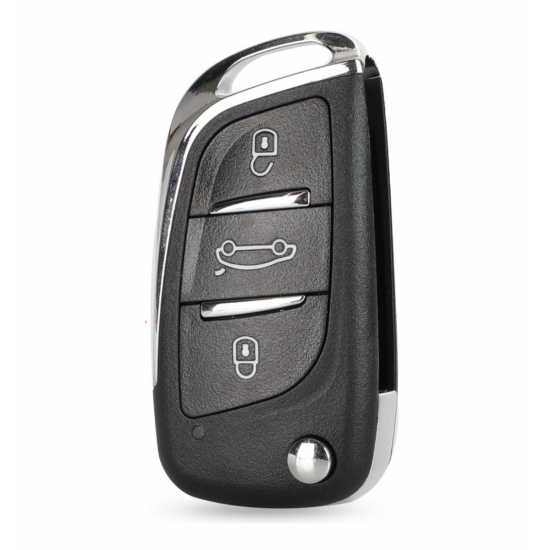 Carcasa Cheie Peugeot, 3 But, cu loc pentru baterie, VA2T