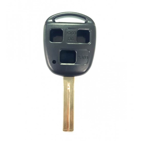 Carcasa cheie Toyota, 3 but, lamela TOY 48, cu logo, 40mm Carcasa cheie Toyota, 3 but, lamela TOY 48, cu logo, 40mm