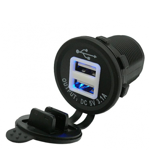 Mufa 2 USB 12/24V 3.1A