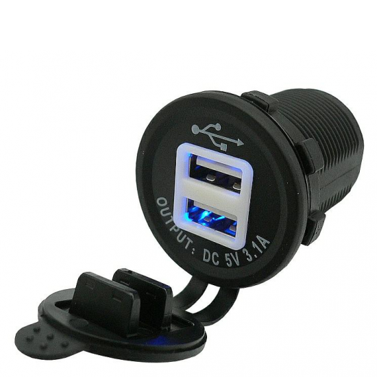 Mufa 2 USB 12/24V 3.1A Mufa 2 USB 12/24V 3.1A