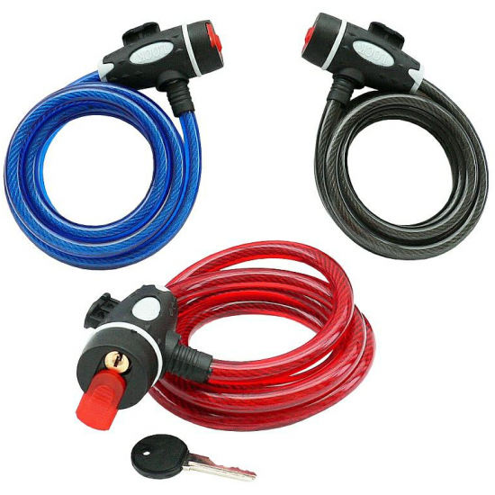 Cablu de blocare pentru bicicleta cu cheie Cablu de blocare pentru bicicleta cu cheie