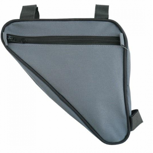 Husă de bicicletă multifuncțională care se atașează la cadrul bicicletei, gri