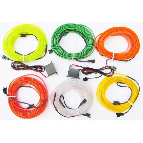 Fir cu neon 2 metri 12V alb