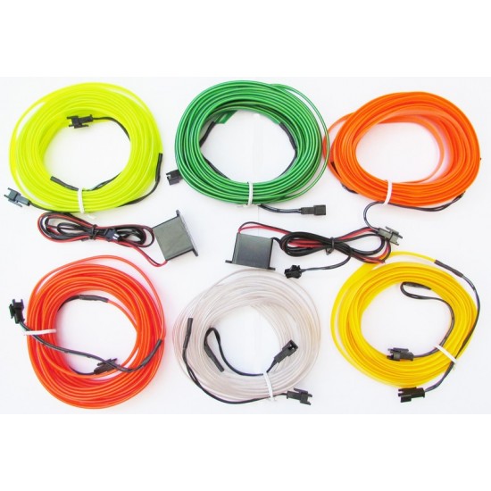 Fir cu neon 2 metri 12V alb