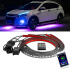 Kit Iluminare Sub Masina, LED RGB, Multicolor, Bluetooth si control din telefon, 2 buc x 60 cm si 2 buc x 120 cm
