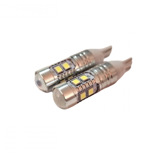 Set 2 becuri auto W5W/T10 -10 SMD  Set 2 becuri auto W5W/T10 -10 SMD