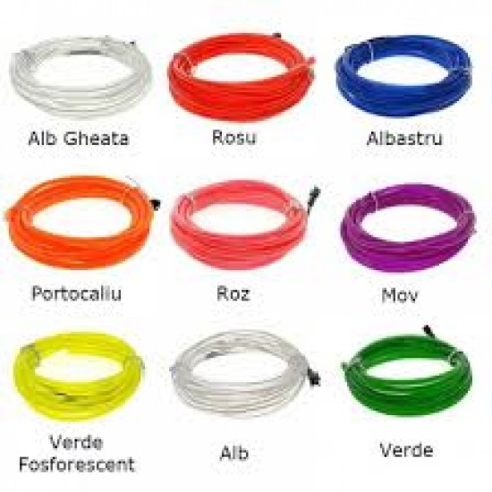 Fir cu neon 3M 3V Verde deschis