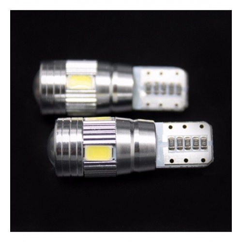 Set 2 becuri auto  T10/W5W- 6 smd Can
