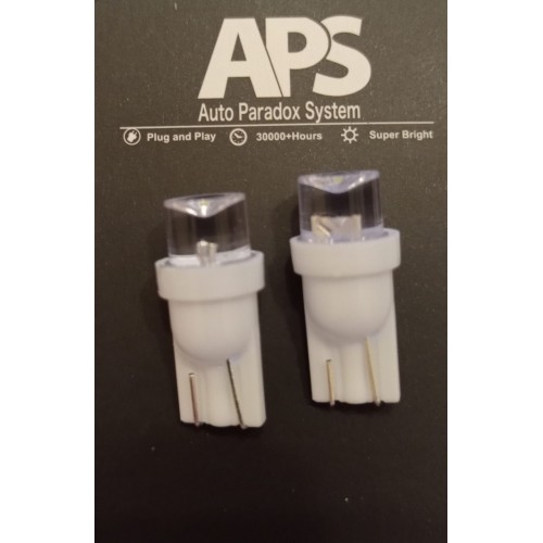 Set 2 becuri auto W5W/ T10- 1 Smd alb