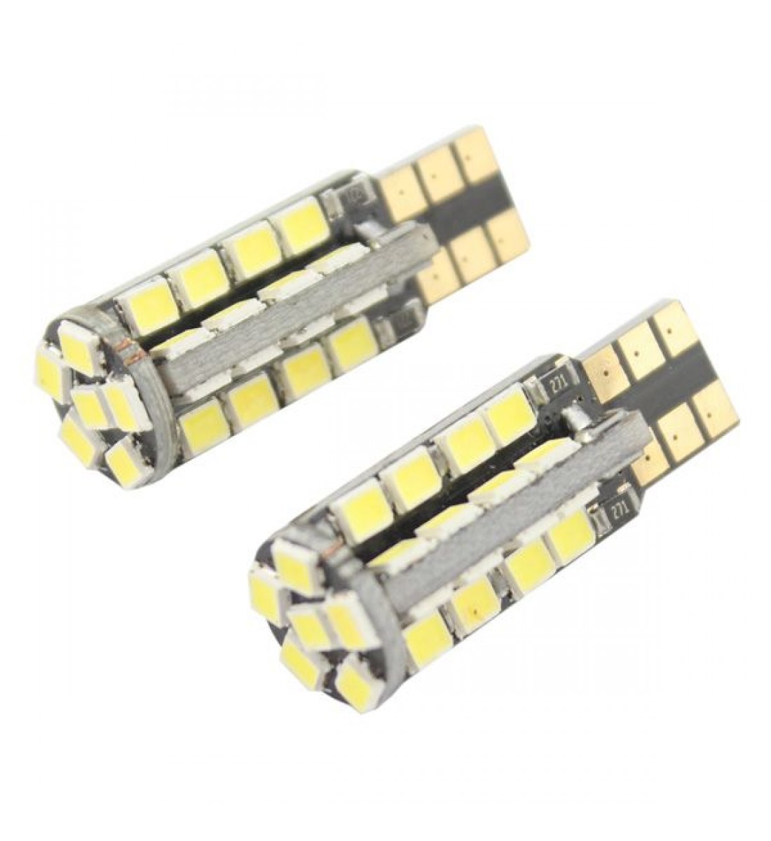 Set 2 becuri auto W5W/ T10  -38 Smd alb