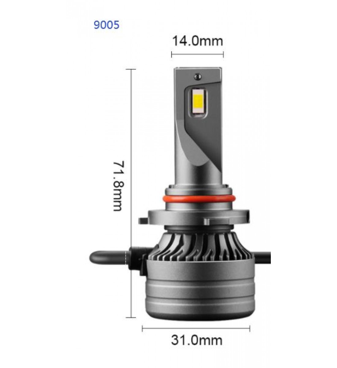 Set becuri L7-HB3-12V 50W Canbus