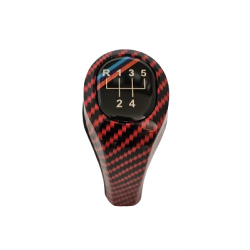 Nuca schimbator BMW X3 X5 E82 E85 E87 E90,5 viteze, cu dungi rosii