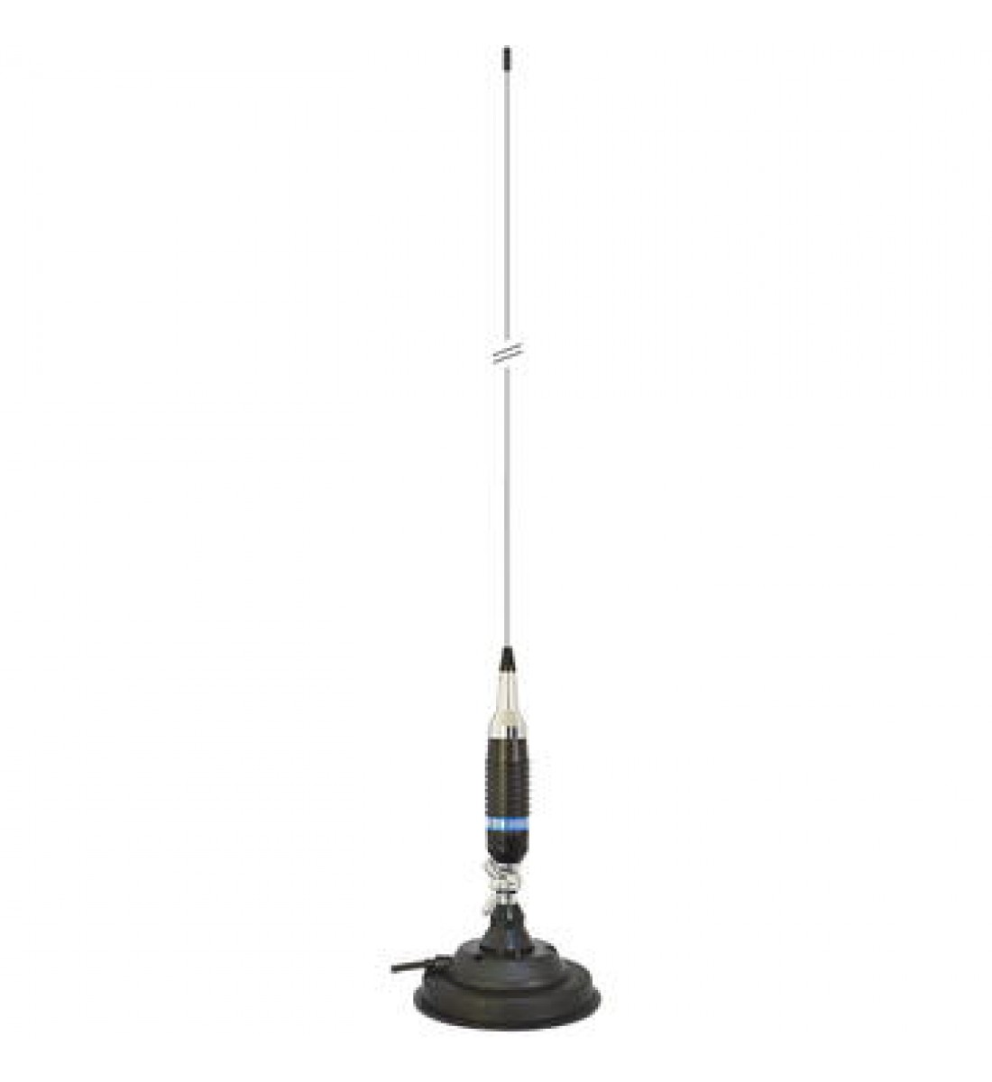 Antena CB PNI S9 lungime 120cm si magnet cu fluture 120/DV 125mm