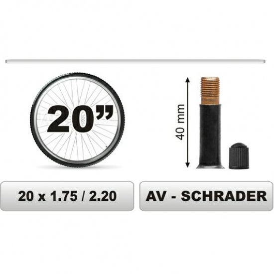 Camera pentru bicicleta  20 x1.75