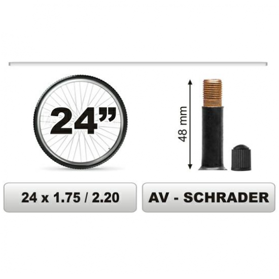 Camera pentru bicicleta  24 x1.75