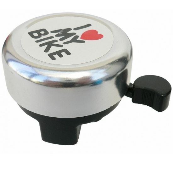 Claxon pentru bicicleta argintiu Claxon pentru bicicleta argintiu