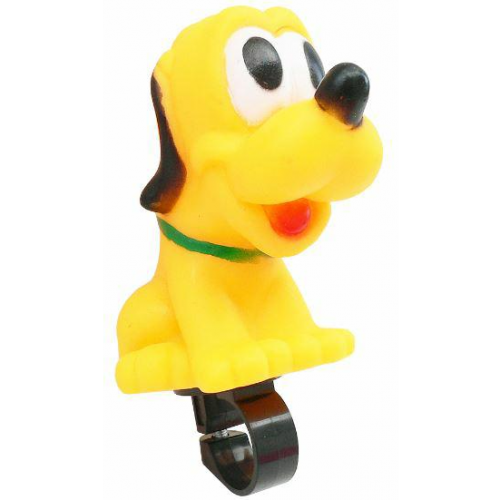 Claxon pentru bicicleta galben model catel