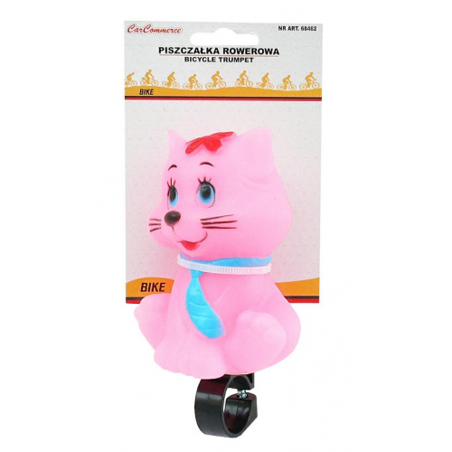 Claxon pentru bicicleta Roz model pisica