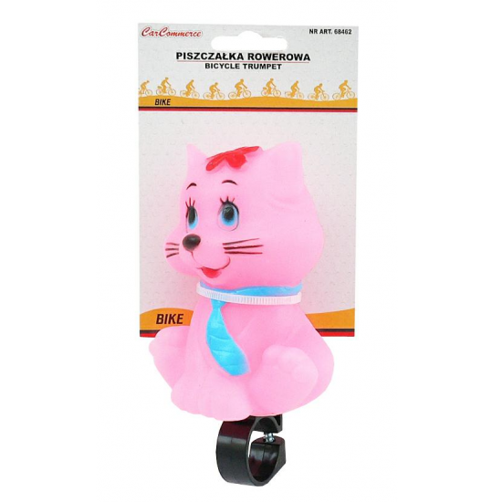 Claxon pentru bicicleta Roz model pisica Claxon pentru bicicleta Roz model pisica