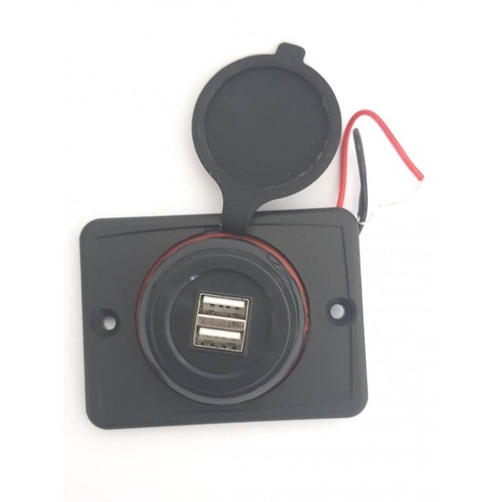 Incarcator de masina cu 2 USB Incarcator de masina cu 2 USB