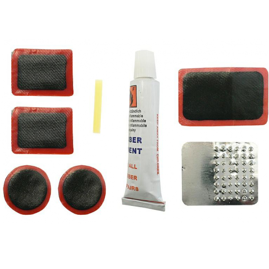 Kit reparatie de vulcanizare  pentru bicicleta Kit reparatie de vulcanizare  pentru bicicleta