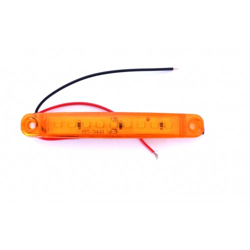 Lampa auto laterala 24 V galbena