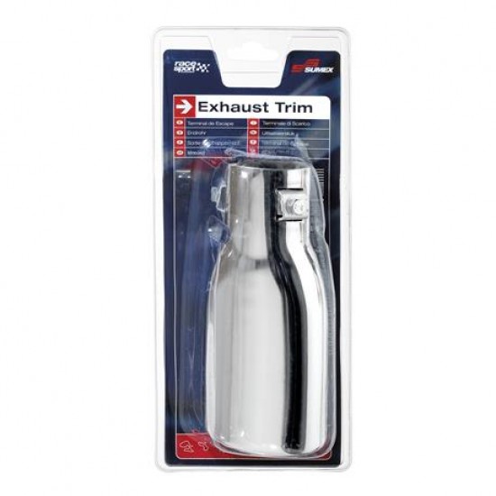 Ornament toba din oțel inoxidabil intrare 52 mm ieșire 60x80 mm Ornament toba din oțel inoxidabil intrare 52 mm ieșire 60x80 mm