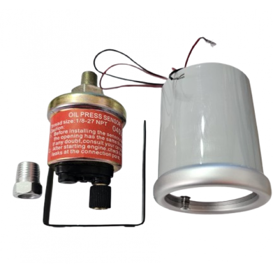 Manometru presiune ulei cu lumina 12V, 52 MM, OGLINDA Manometru presiune ulei cu lumina 12V, 52 MM, OGLINDA