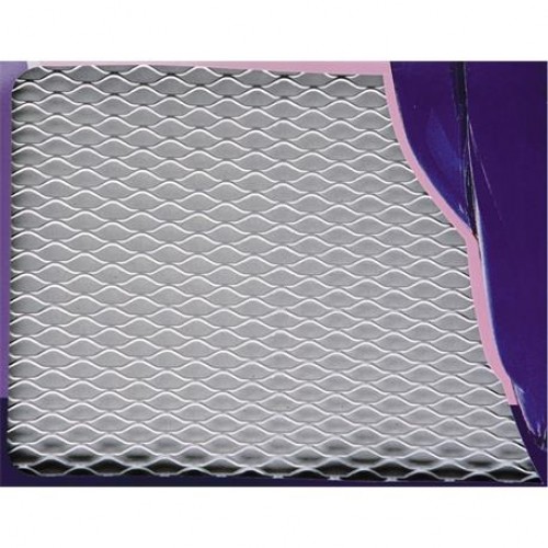 Grila din aluminiu pentru bara de protectie 33x100 CM , argintie