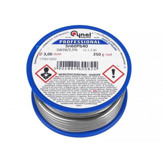 Fludor 250gr 3mm Cynel  Fludor 250gr 3mm Cynel