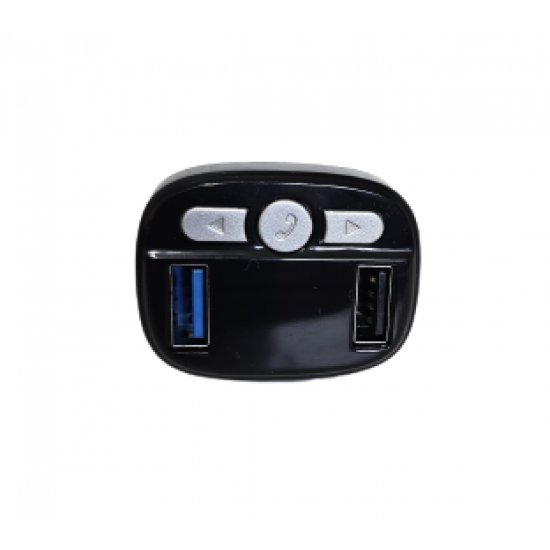 Modulator FM X-28 cu Bluetooth, Dual USB 3.1A, Kit Hands-Free și Redare MP3/FLAC