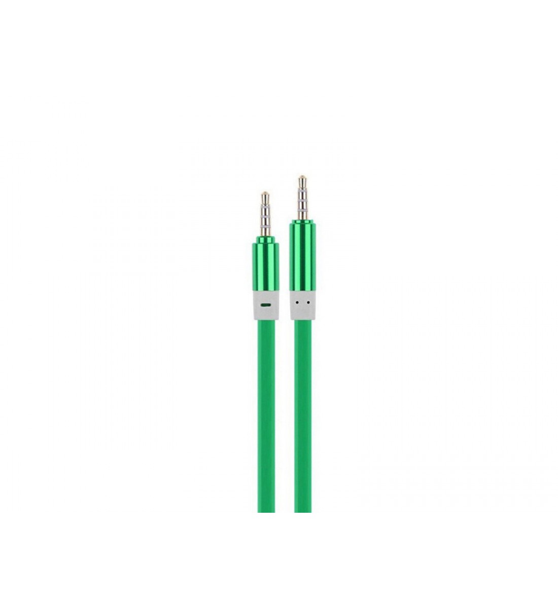 Cablu jack 3,5mm la jack 3,5mm silicon verde 