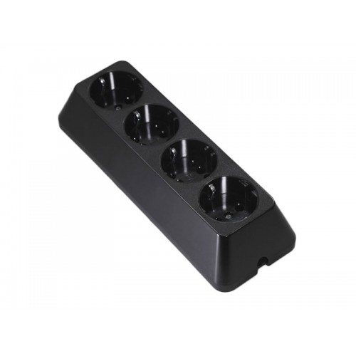 Cap prelungitor bachelita 4 cai negru