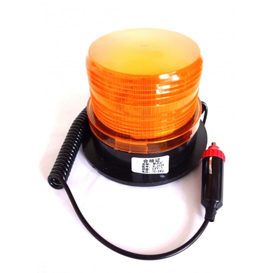 GIROFAR AUTO, LUMINĂ GALBENĂ, MAGNETIC, 12- 24V