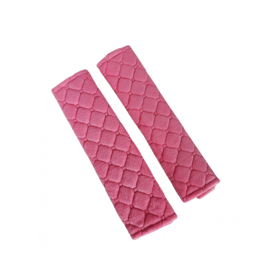 Set 2 protectii centura siguranta, copii si adulti, material neopren/plus, 26 x 6.5 cm, ROZ Set 2 protectii centura siguranta, copii si adulti, material neopren/plus, 26 x 6.5 cm, ROZ